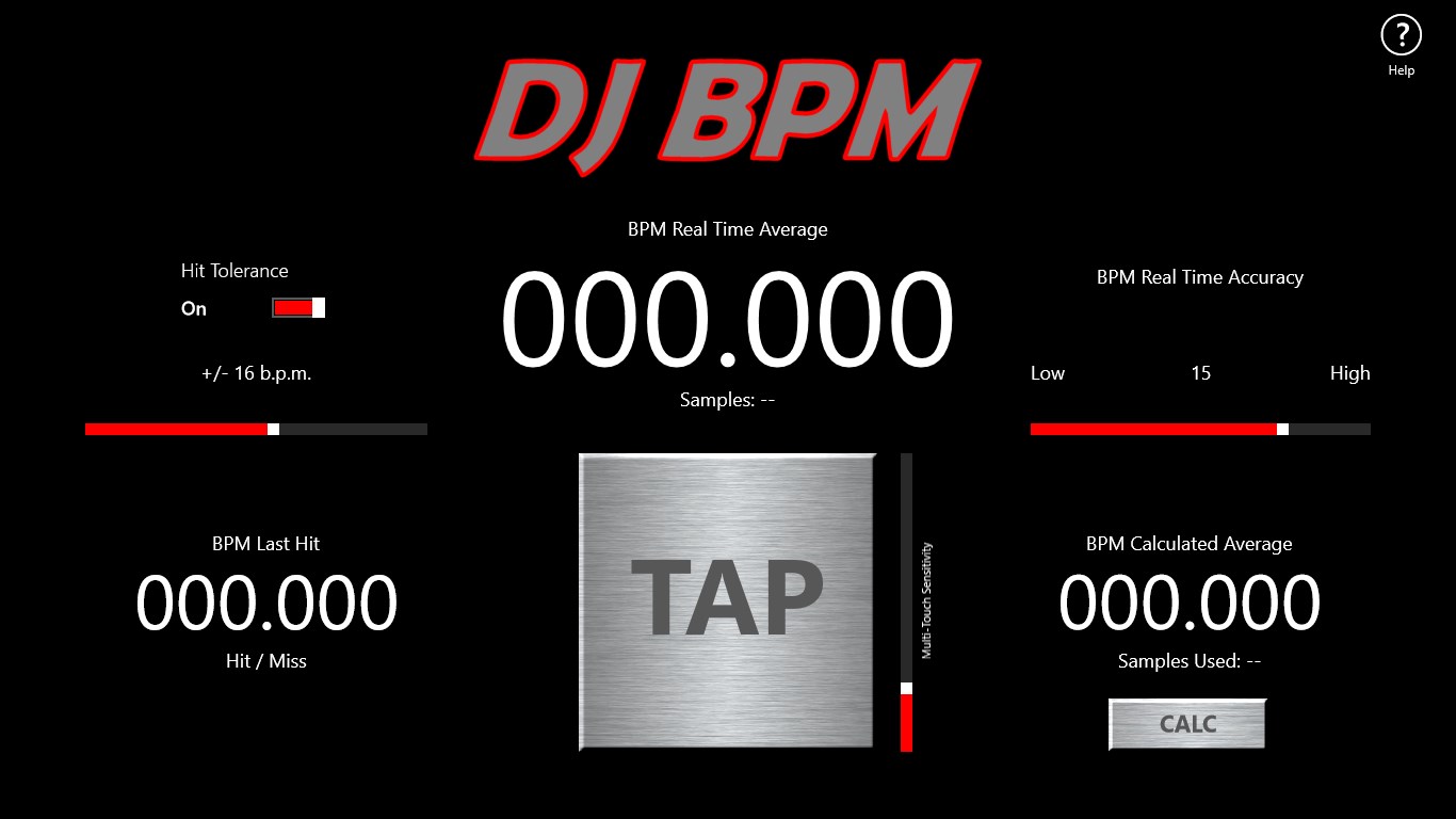 music player with bpm counter
