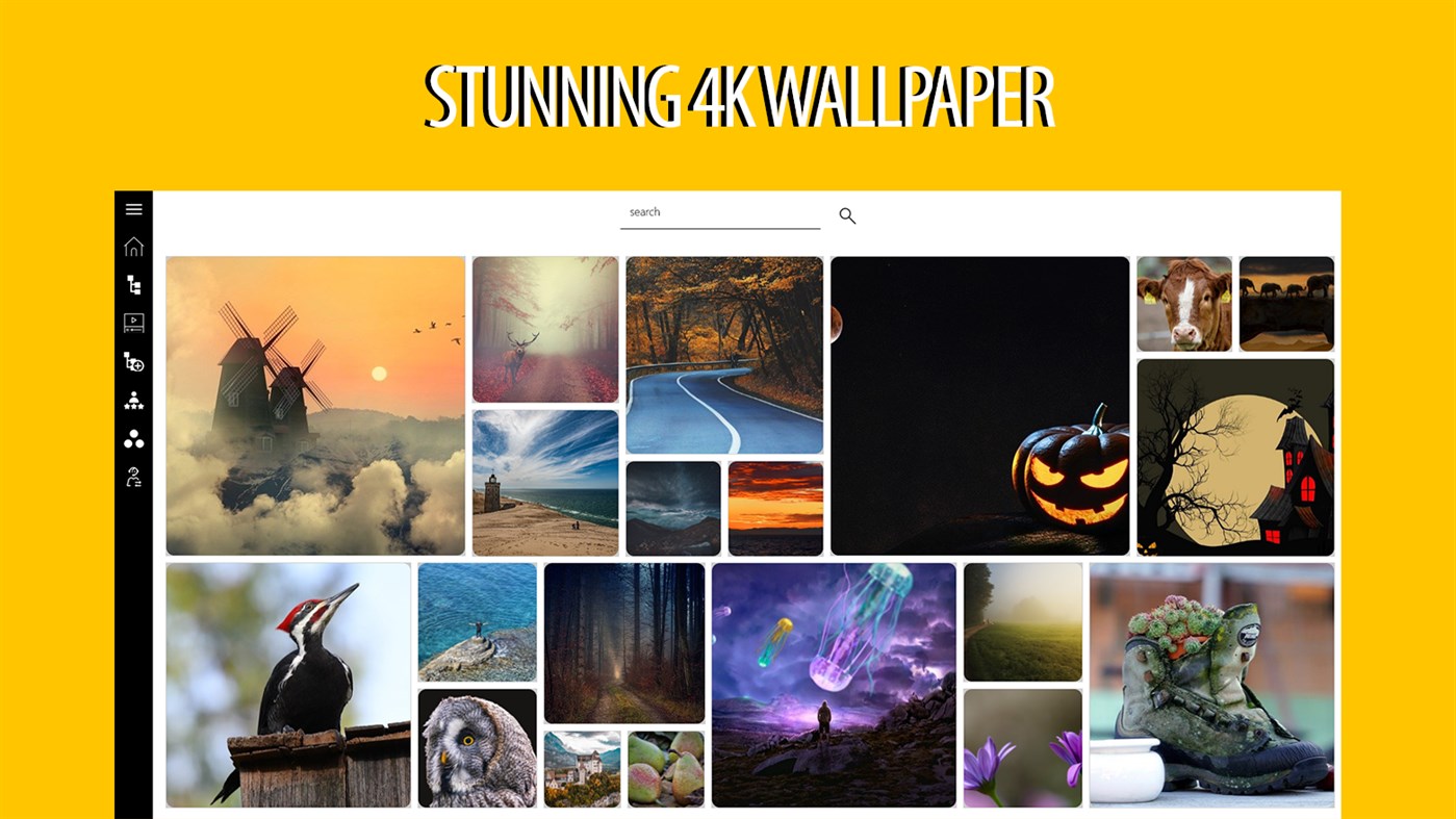 #1. HD Wallpaper: 4K Backgrounds, Lockscreen Themes (Windows) Von: finetuneapps