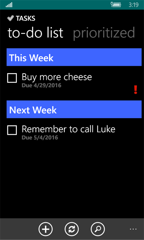 Tasks Screenshots 2