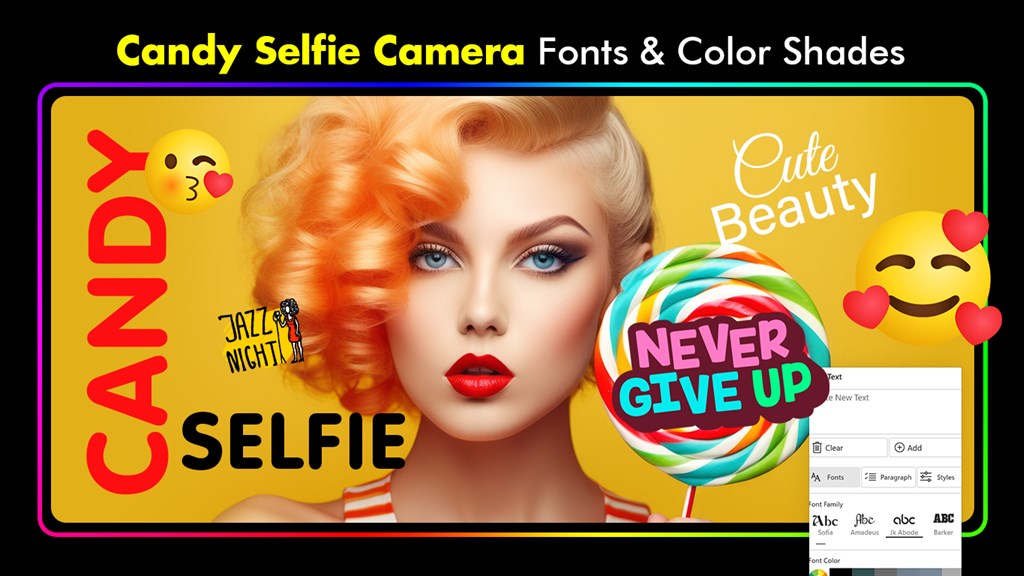 Candy selfie camera hot sale