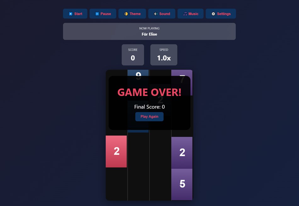 Piano Tiles Numbers (Windows) By: Trawivo
