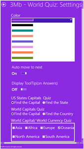 3Mb - World Quiz screenshot 6