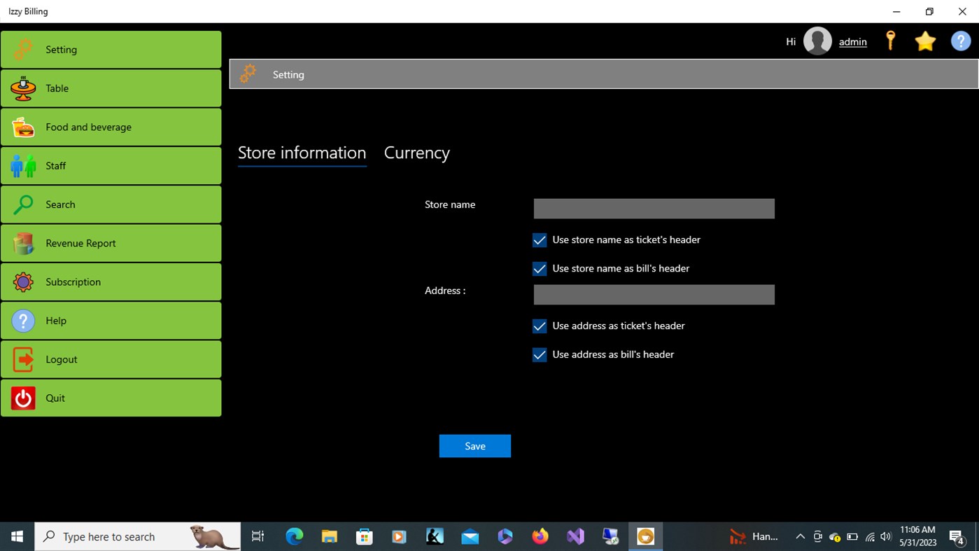 #4. Izzy Billing (Windows) Podle: hoangdangal
