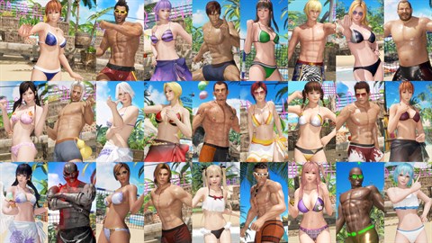 Pack de costumes Éden en bord de mer de DOA6 (26 costumes)