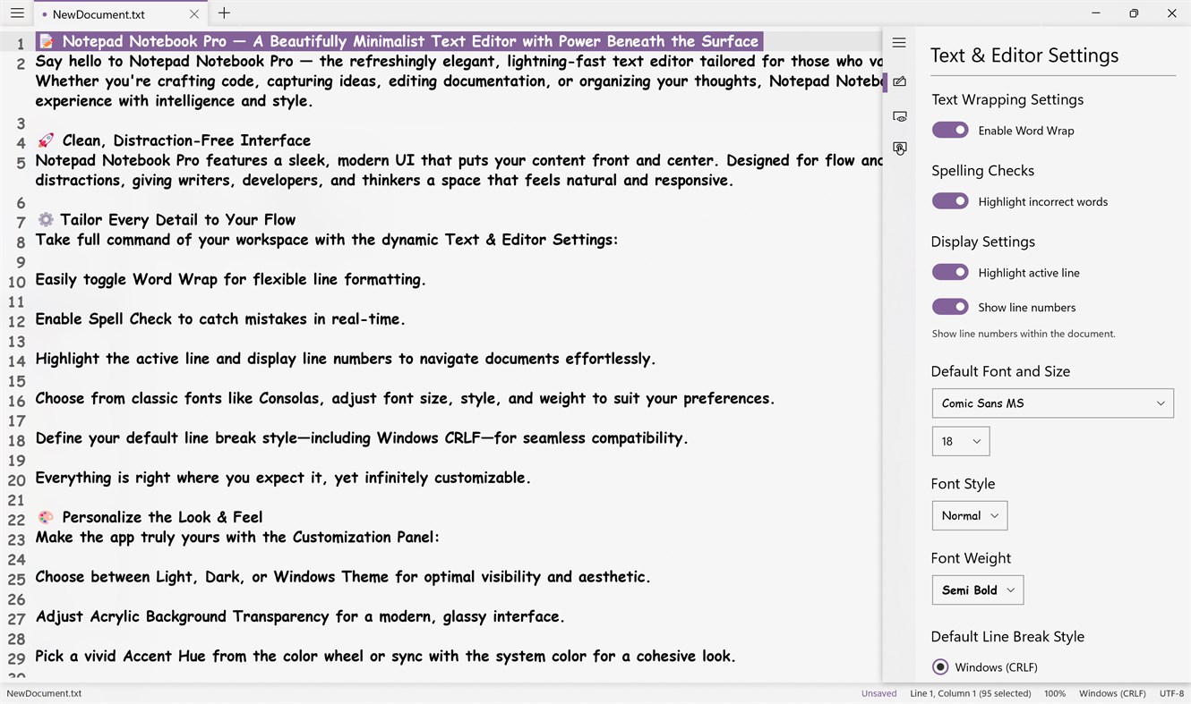 #6. Notepad Notebook Pro (Windows) โดย: HarryDavidson