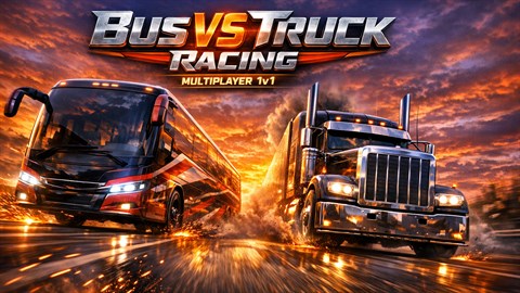 Bus VS Truck Racing - Multiplayer 1v1