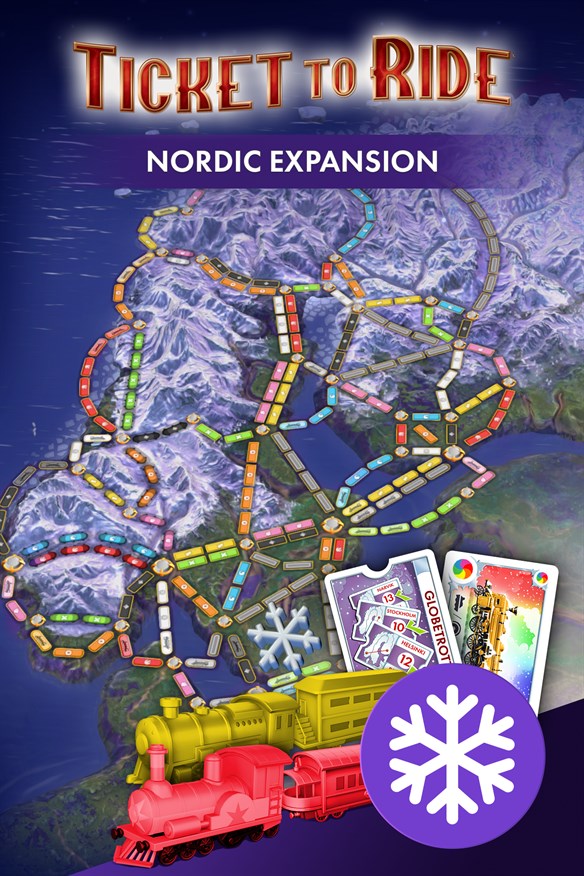 Ticket to Ride: Nordic Expansion Xbox Series X|S and Xbox One cover art