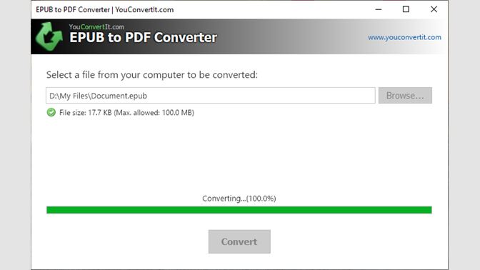 Get Epub To Pdf Converter Youconvertit Com Microsoft Store