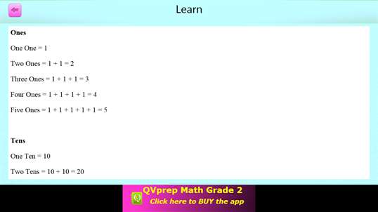 QVprep Lite Learn Math Grade 2 screenshot 4