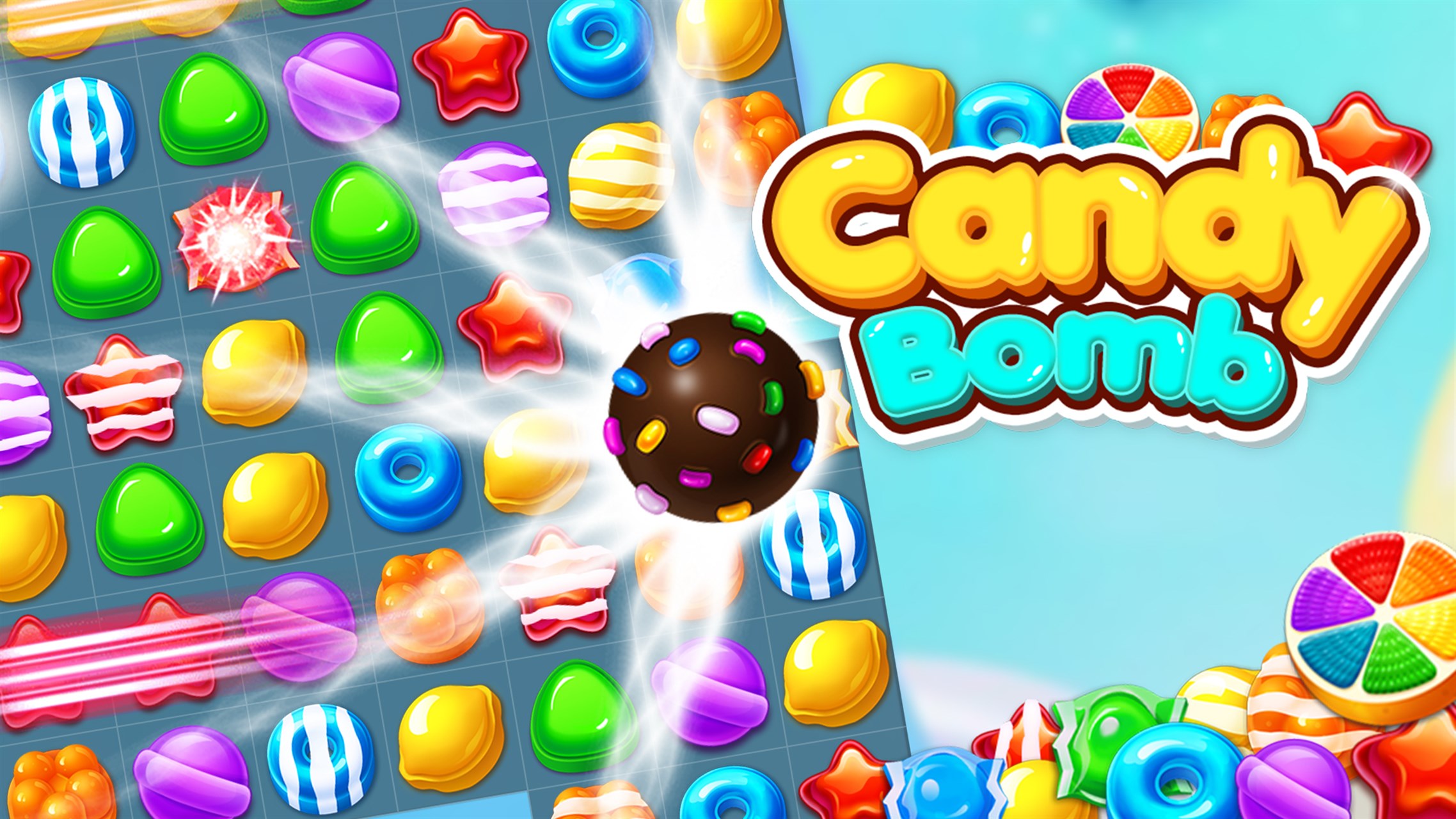Candy Bomb Blast - Unduh dan mainkan gratis di Windows | Microsoft Store
