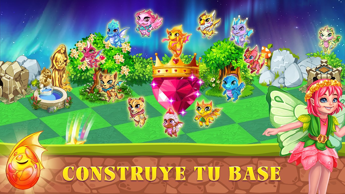Captura de Pantalla 4 Dragons Garden: Merge 3 Game windows