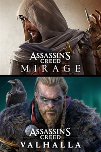 Paket: Assassin's Creed Mirage & Assassin's Creed Valhalla – Verpackung