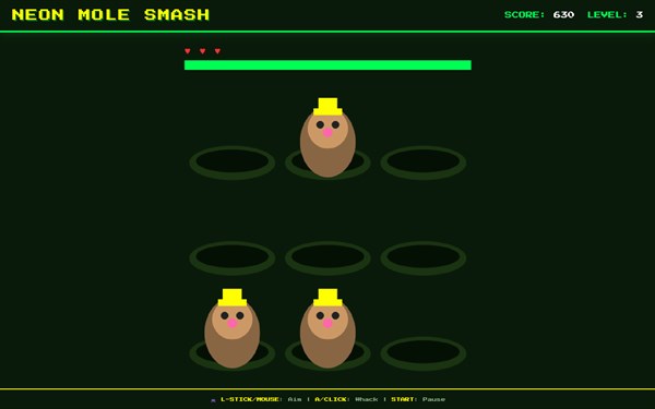 Neon Mole Smash — 3