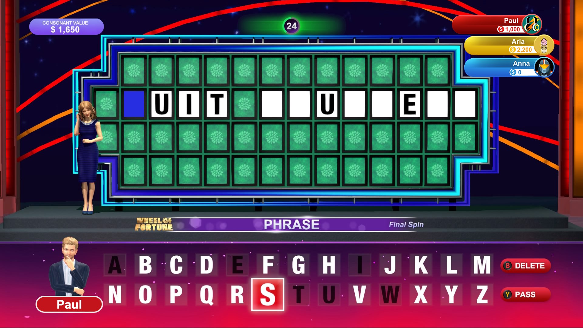 wheel of fortune game xbox one