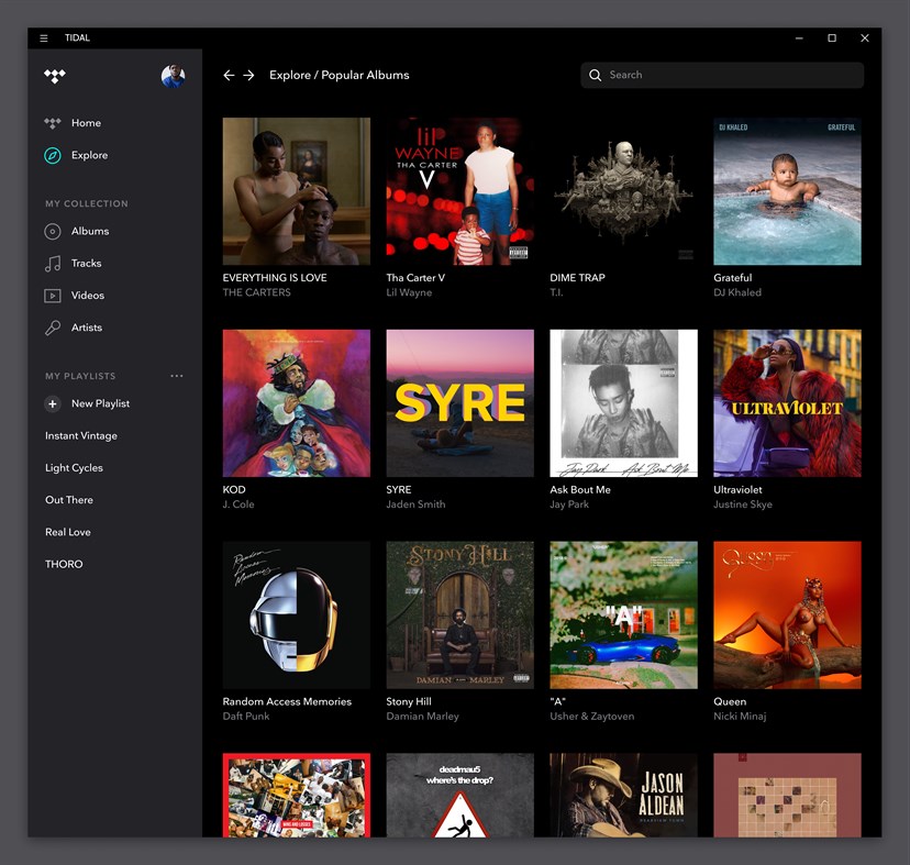 #3. TIDAL - Music Streaming (Windows) 由: TIDAL Music AS
