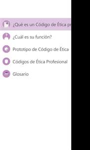 Códigos de ética screenshot 1