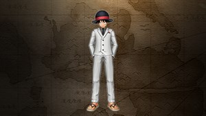 ONE PIECE World Seeker White Suit Outfit