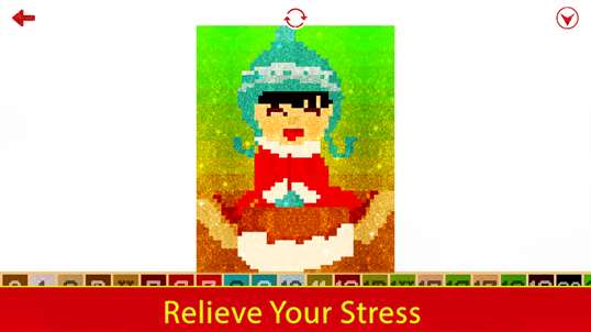 Christmas Glitter Color by Number - Pixel Art screenshot 4