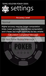 Poker Odds screenshot 2