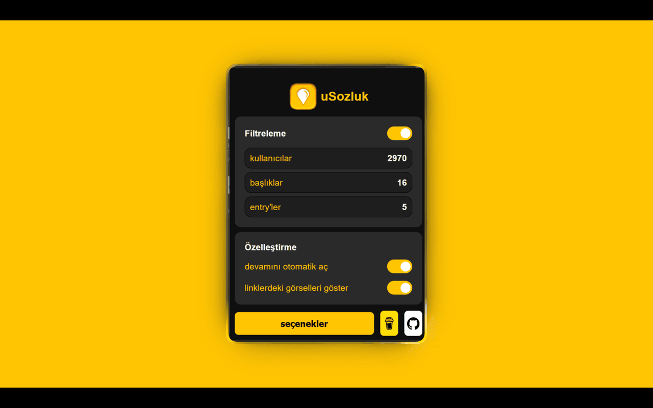 uSozluk - block & tweak for ekşi sözlük