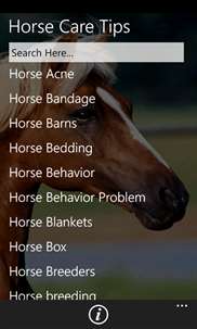Horse Care Tips screenshot 1
