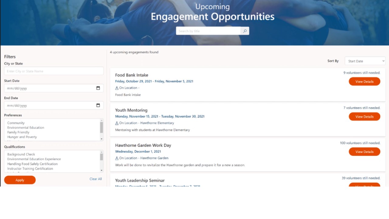 Snapshot 2 of Volunteer Management & Engagement 5-Day Workshop