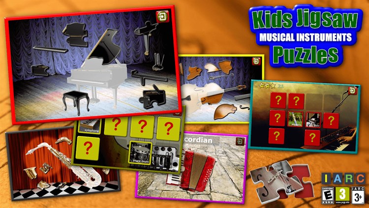 Kids Musical Jigsaw Puzzles - PC - (Windows)