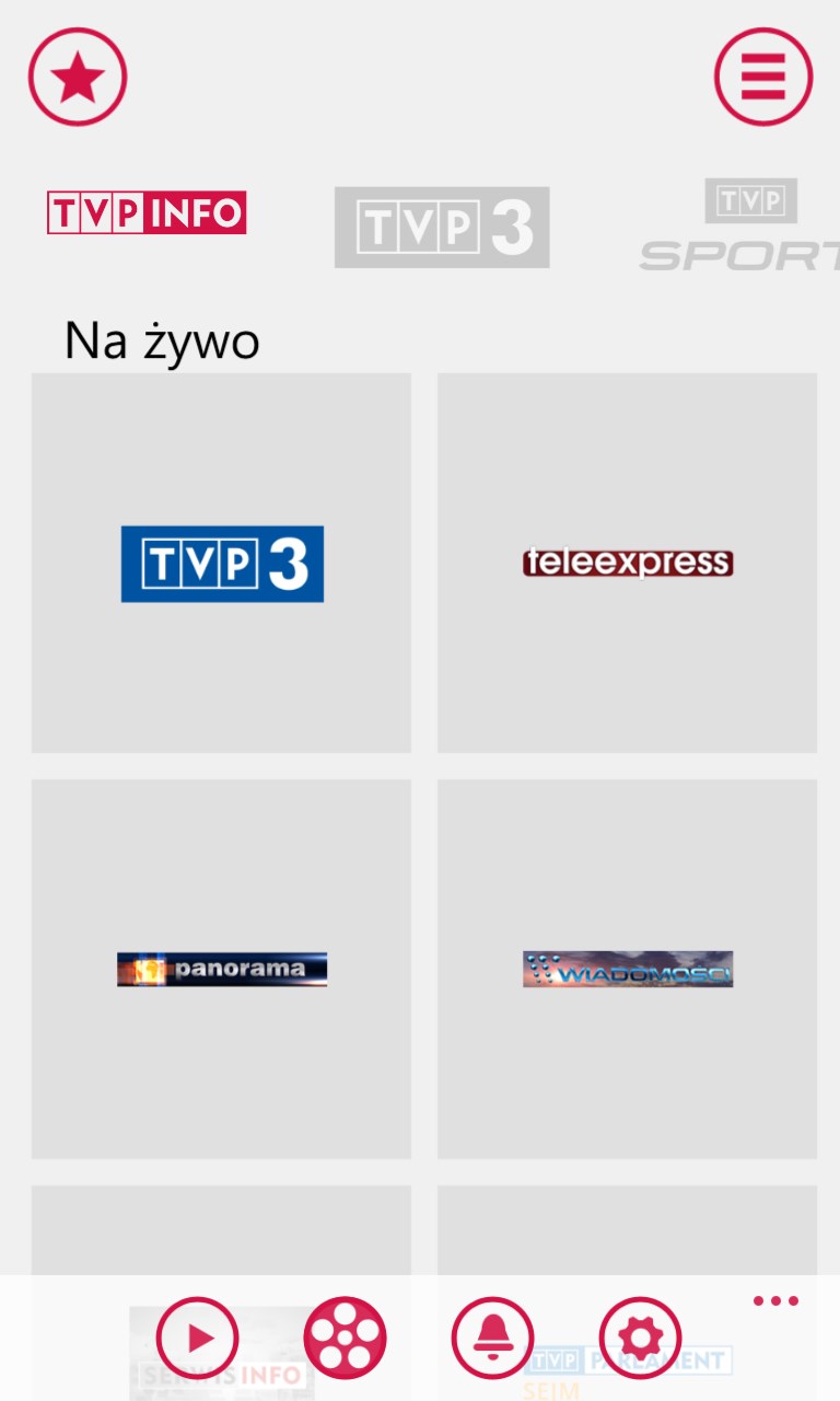 TVP Stream for Windows 10 Mobile