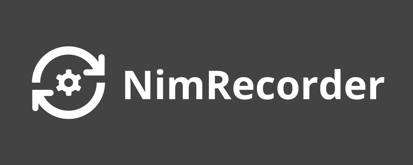 NimRecorder Browser Automation marquee promo image