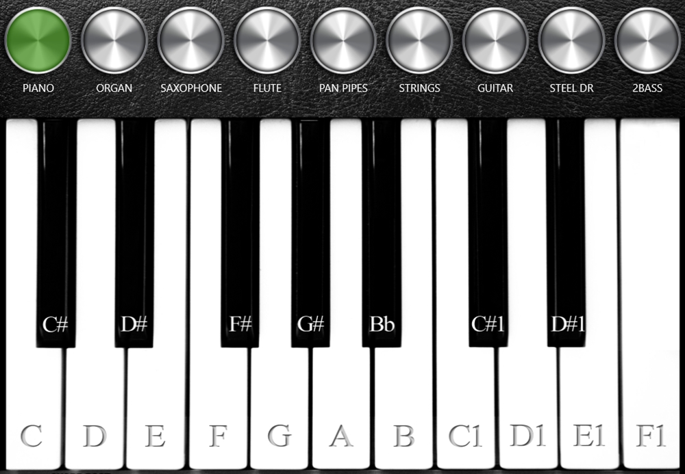 Virtual piano
