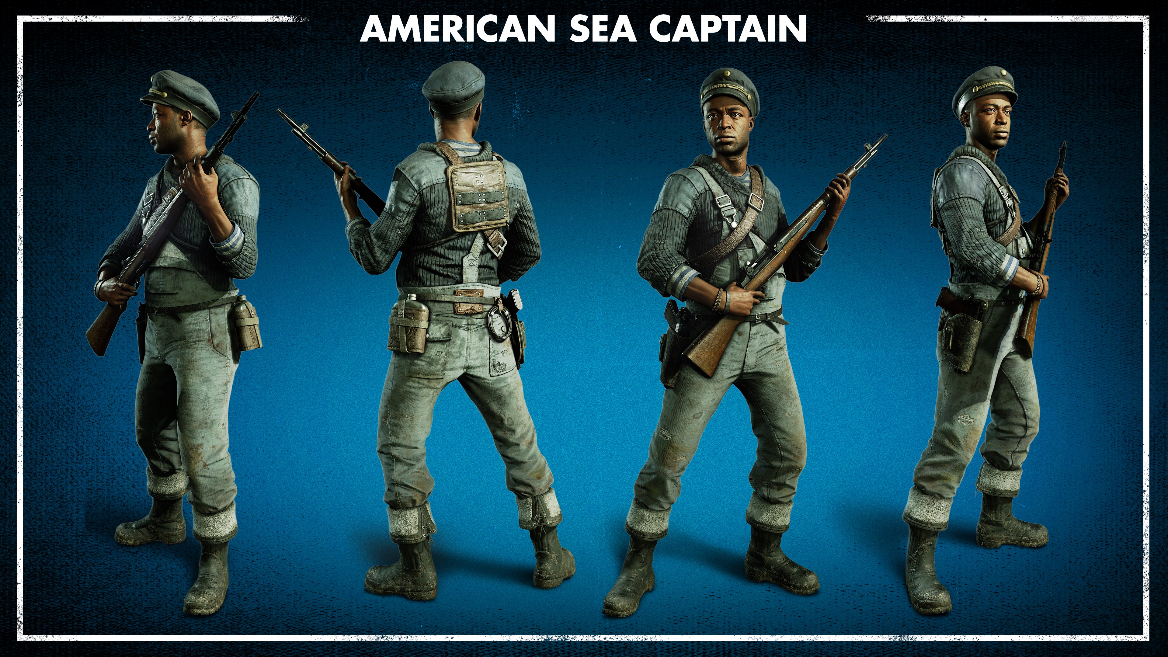 Zombie Army 4 American Sea Captain Character