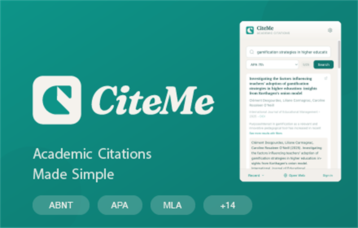 CiteMe — Academic Citation Generator