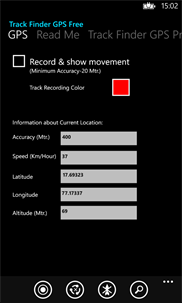 Track Finder GPS Free screenshot 1