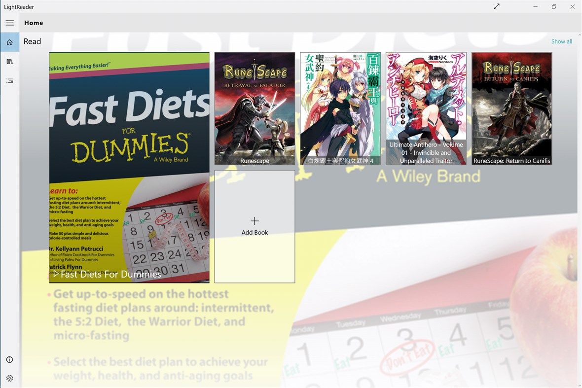 #1. LightReader (Windows) بواسطة: laplamgor