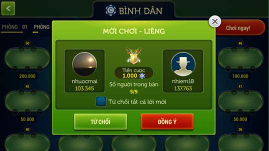 Danh bai Tien len Online screenshot 4