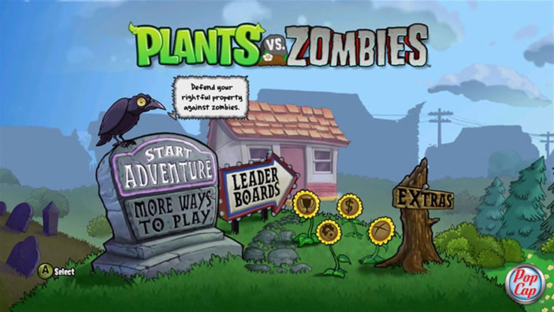 Меню пвз 1. Plants vs. Zombies игры. Растения против зомби 1 зомби. Растения против зомби главное меню. Plants vs Zombies Xbox 360.