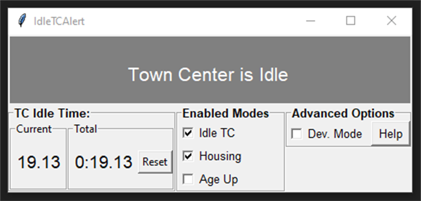 #3. Idle Town Center Alert (Windows) Podle: Idle TC