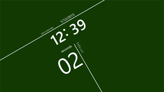 Hex Clock Pro screenshot 1
