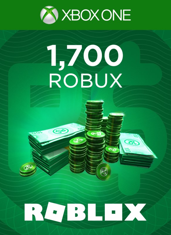 1 700 Robux For Xbox On Xbox One - roblox 1700 robux
