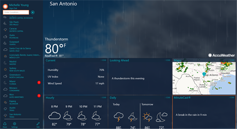 AccuWeather - Weather for Life Screenshot