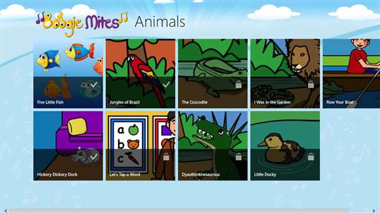 Boogie Mites Animal Songs screenshot 1