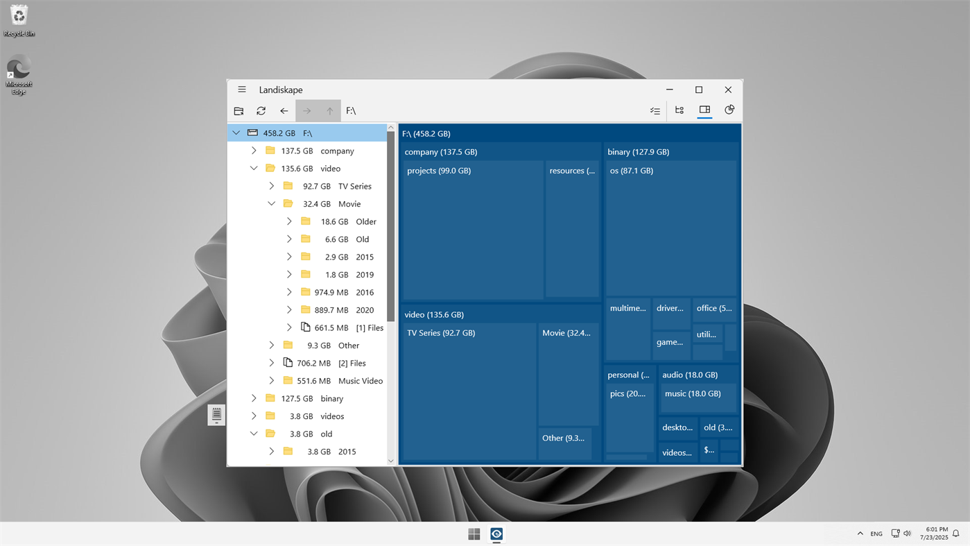 #1. Landiskape - Storage Analyzer (Windows) di: Mehrzad Chehraz