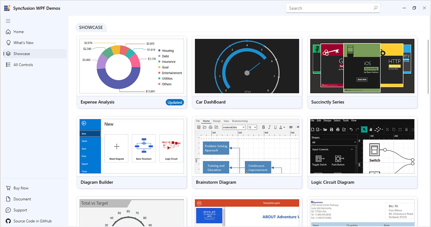 #3. Syncfusion WPF Controls Examples (Windows) Od: Syncfusion Inc