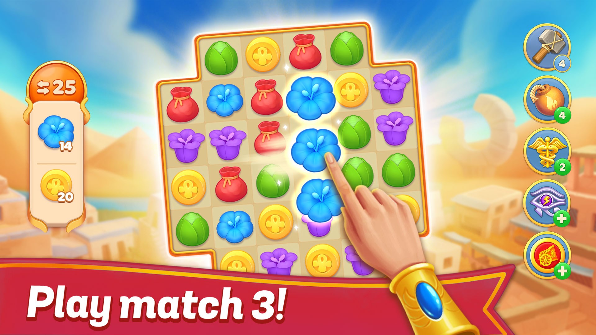 Cradle of Empires: Match 3 Puzzle Game & Jewels screenshot