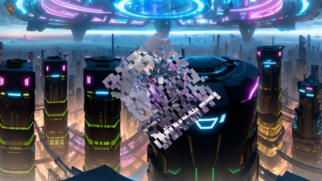 Anime Poly Puzzle - Sci-Fi Maidens screenshot 2