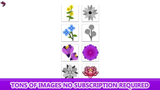 Flowers Color by Number - Pixel Art , Sandbox Coloring screenshot 6