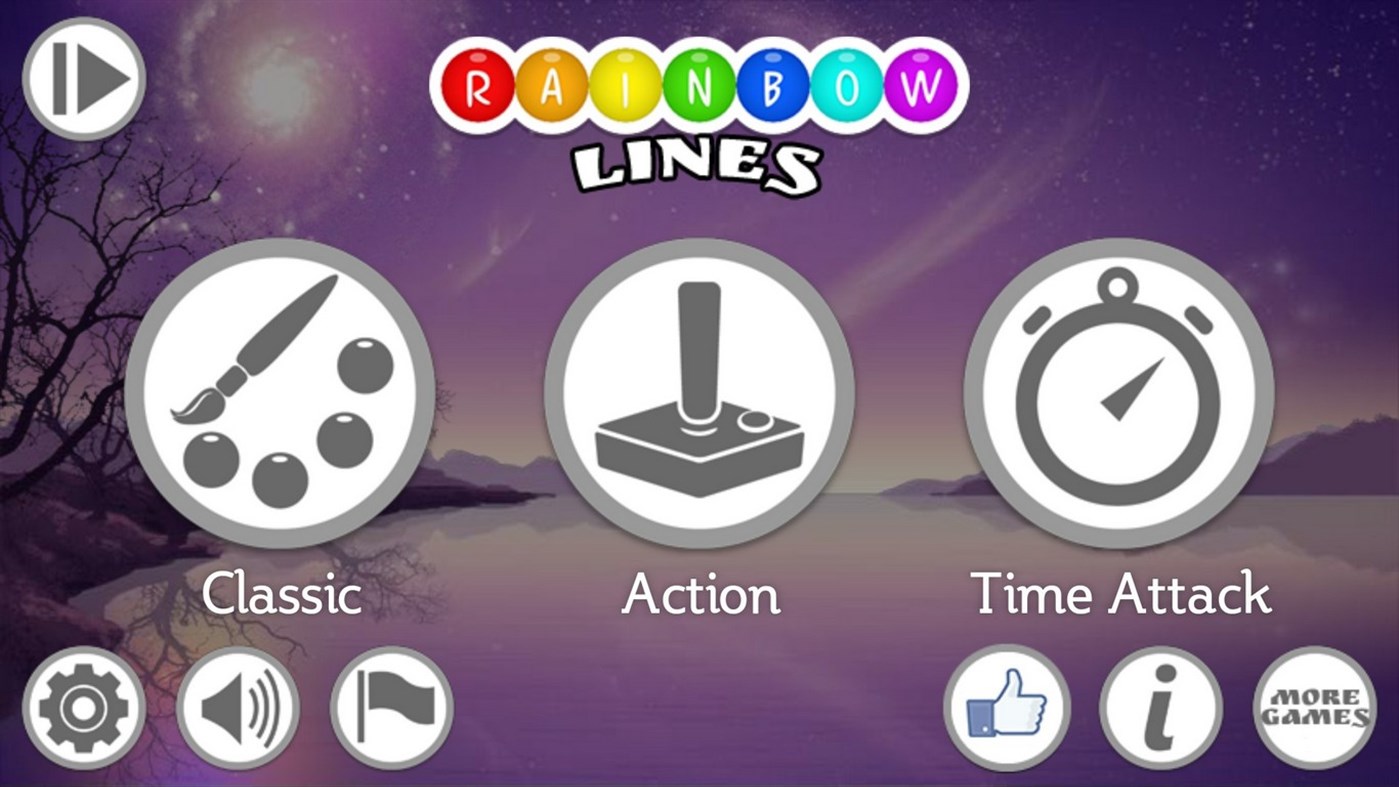 #1. Rainbow Lines (Windows) 由: Pozirk Games Inc.