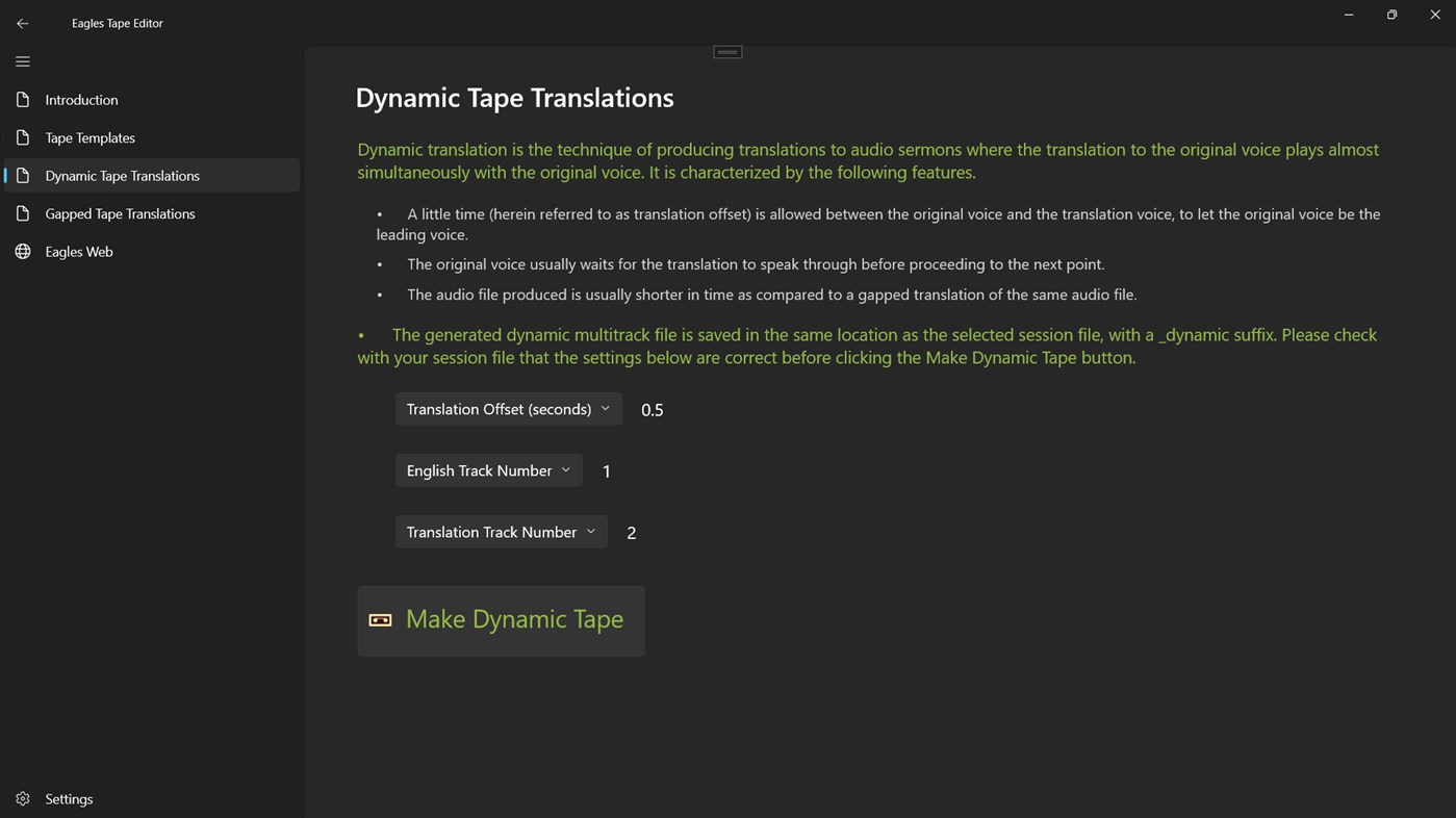 #4. Eagles Tape Editor (Windows) Por: Amos Sitenda