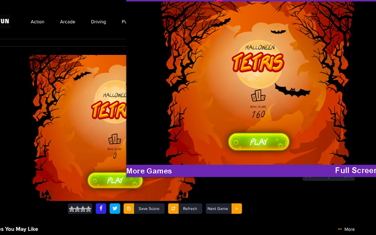 Halloween Tetris - Html5 Game