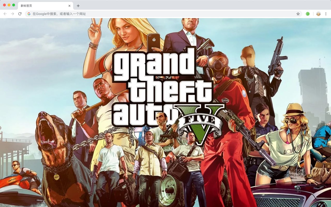 GTA 5 Online Theme 4K Wallpaper HomePage